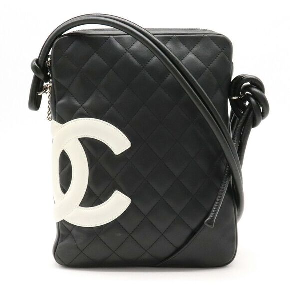 Chanel Handbags - Chanel Cambon Medium Shoulder Bag Diagonal Shoulder Black White